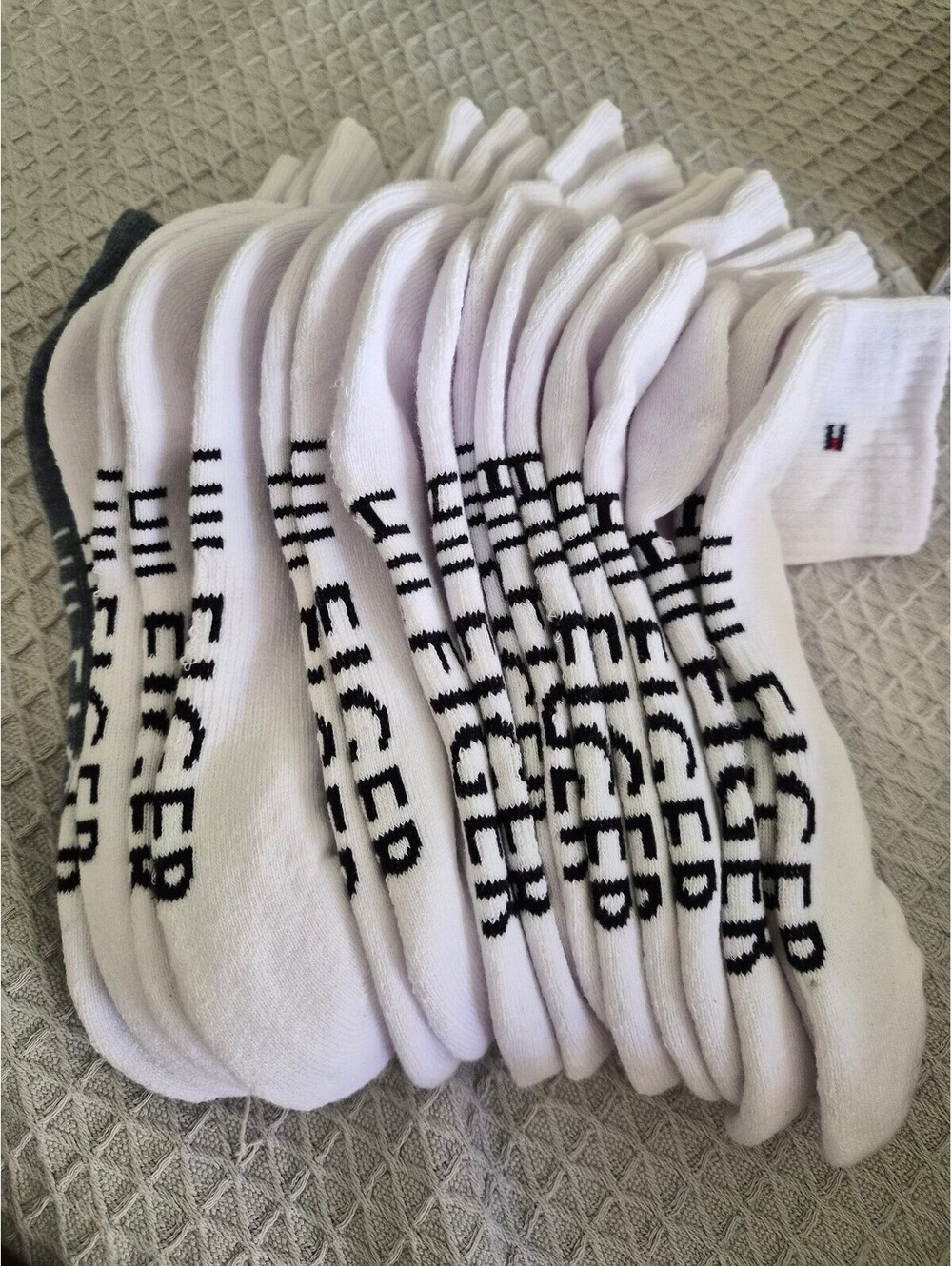 Tommy Hilfiger White Crew Socks 10-Pack 0328